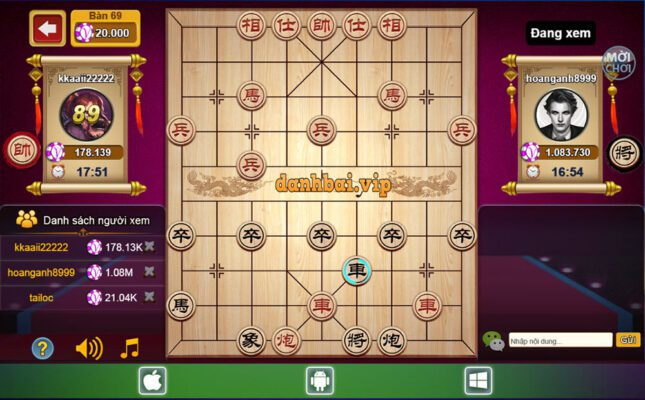cờ tướng online ăn tiền